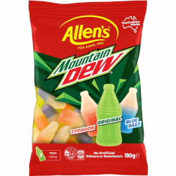 Allens Mountain Dew Jellies (150g)