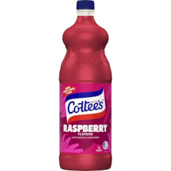 Cottees Cordial - Raspberry (1lt)