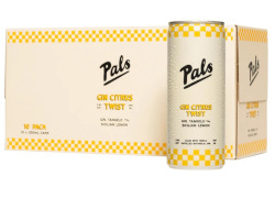 Pals Gin Citrus Twist - Gin, Tangelo and Sicilian Lemon (10 x 250ml Cans)