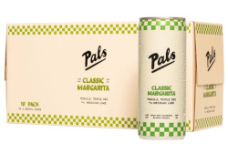 Pals Classic Margarita - Tequila, Triple Sec, and Mexican Lime (10 x 250ml Cans)