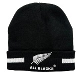 All Blacks Fern Beanie folded