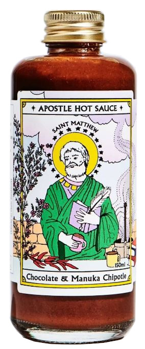 Apostle Hot Sauce - Chocolate & Manuka Chipotle (150ml)