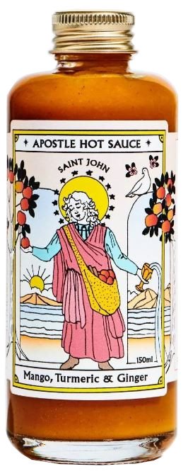 Apostle Hot Sauce - Mango, Turmeric & Ginger (150ml)