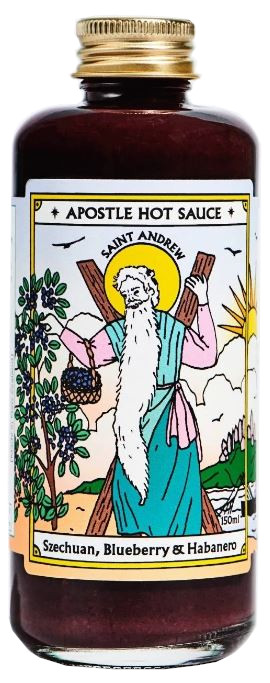 Apostle Hot Sauce - Szechuan, Blueberry & Habanero (150ml)