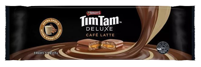 Arnotts Tim Tam DELUXE - Cafe Latte (175g)