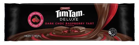 Arnotts Tim Tam DELUXE - Dark Choc Raspberry Tart (175g)