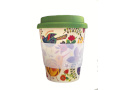 Bamboo Fibre Travel Mug - Retro Birds