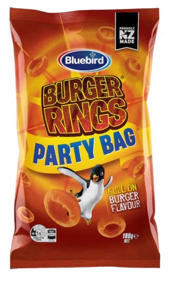 Bluebird Burger Rings PARTY BAG (190g)