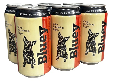 Bluey Ultra Crisp Lager (6 x 375ml Cans)
