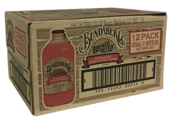 Bundaberg Burgundee Creaming Soda - Australian Import (12 x 375ml Bottles)