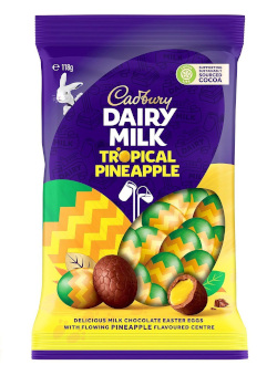 Cadbury Dairy Milk Tropical Pineapple Egg Bag (118g)