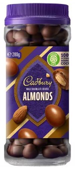 Cadbury Milk Chocolate Coated Almonds (280g)