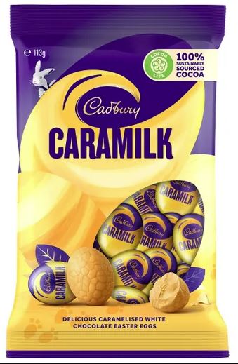 Cadbury Caramilk Egg Bag (113g)