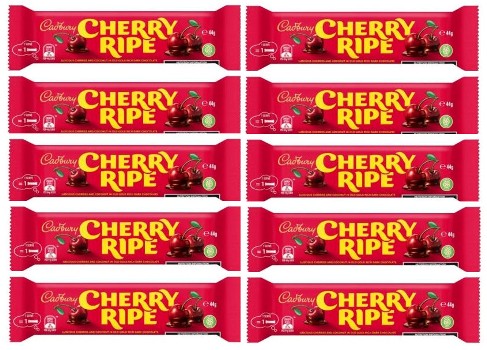 Cadbury Cherry Ripe MULTIBUY (10 x 44g)