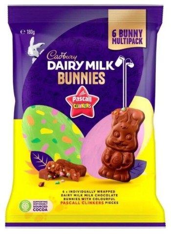 Cadbury Clinkers Easter Bunny Multipack 180g (180g)
