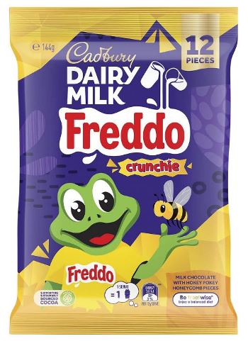 Cadbury Freddo Crunchie Sharepack (144g)