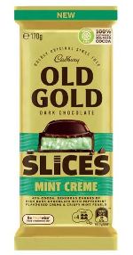 Cadbury Old Gold Slices Mint Creme (170g)