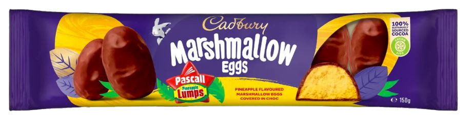 Cadbury Pineapple Lumps Marshmallow Easter Eggs (150g)
