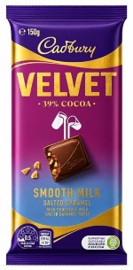 Cadbury Velvet Salted Caramel (150g)