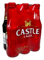 Castle Lager (6 x 330ml Bottles)