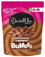 Darrell Lea Milk Chocolate Liquorice Bullets (204g)
