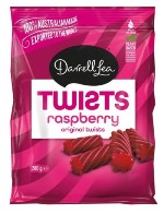 Darrell Lea Raspberry Original Twists (280g)