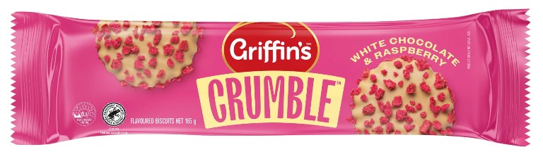 Griffins Cookies Crumble White Chocolate Raspberry Biscuits From Griffins Cookies Crumble White Chocolate Raspberry Biscuits From