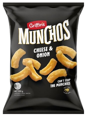 Griffins Munchos Cheese & Onion (100g)