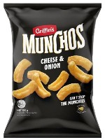 Griffins Munchos Cheese & Onion (100g)