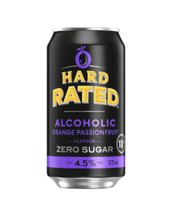 Hard Rated - Alcoholic Orange Passionfruit (375ml Can)