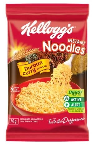 Kelloggs Instant Noodles - Durban Curry (70g)