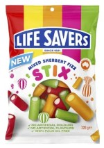 Lifesavers Mixed Sherbert Fizz Stix (200g)