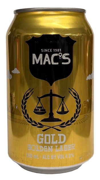 Macs Gold - Golden Lager (330ml can)