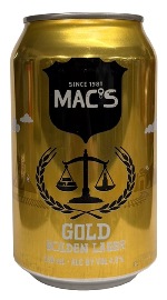 Macs Gold - Golden Lager (330ml can)