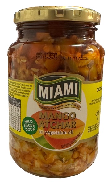 Miami Mango Atchar - Mild (400g)