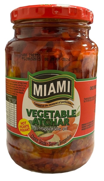 Miami Vegetable Atchar - Hot (400g)