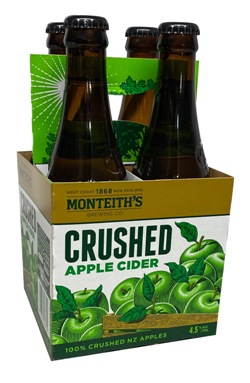 Monteiths Crushed Apple Cider (4 x 330ml Bottles)