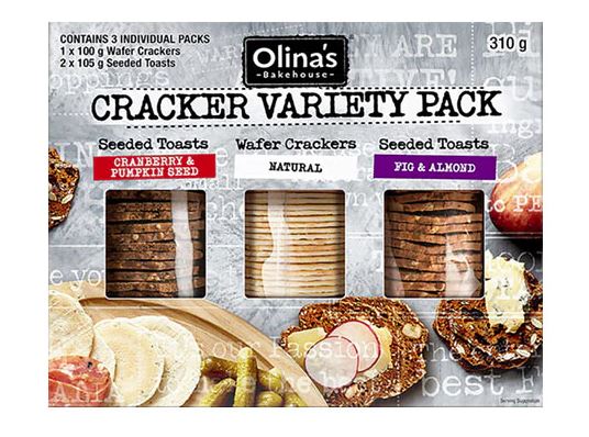 Olinas Bakehouse Cracker Variety Pack (310g)