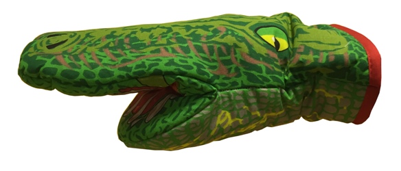 Oven Mitt Crocodile