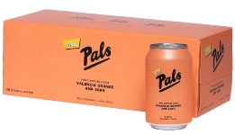 Pals Vodka, Valencia Orange and Soda (10 x 330ml Cans)