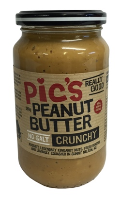 Pics Peanut Butter Crunchy NO ADDED SALT (380g)