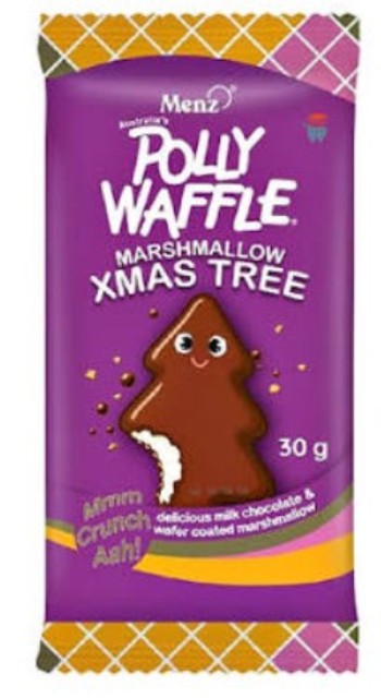 Polly Waffle Milk Chocolate Xmas Tree (30g)