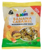 Rainbow Marshmallow Banana Caramel Eggs  (320g)