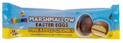 Rainbow Marshmallow Easter Eggs Pineapple Chunks (120g)