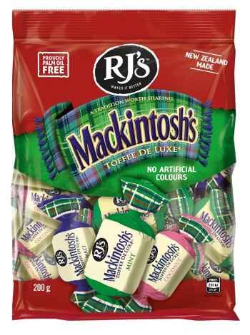 RJs Mackintoshs Toffee De Luxe (200g)
