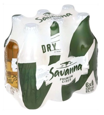 Savanna Cider Dry (6 x 330ml Bottles)