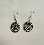 Silver Plated Koru Earrings