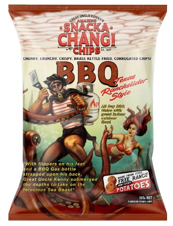 SnackaChangi Chips - BBQ (150g)