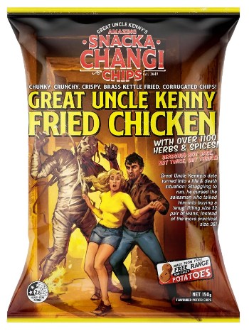 SnackaChangi Chips - Fried Chicken (150g)