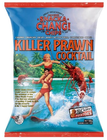 SnackaChangi Chips - Killer Prawn Cocktail (150g)